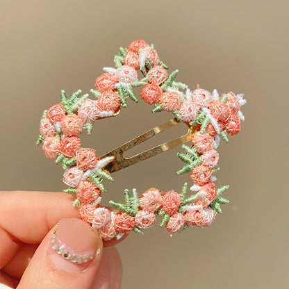 Small floral hairpin