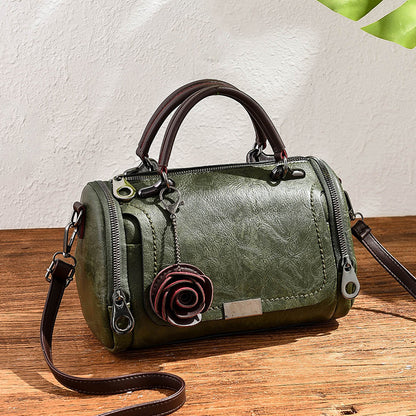 Small Flower Pendant Crossbody Bag
