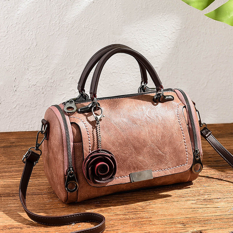Small Flower Pendant Crossbody Bag