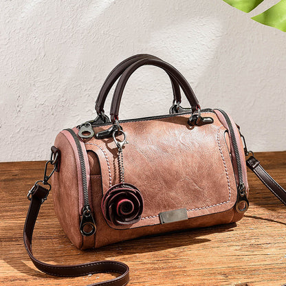 Small Flower Pendant Crossbody Bag
