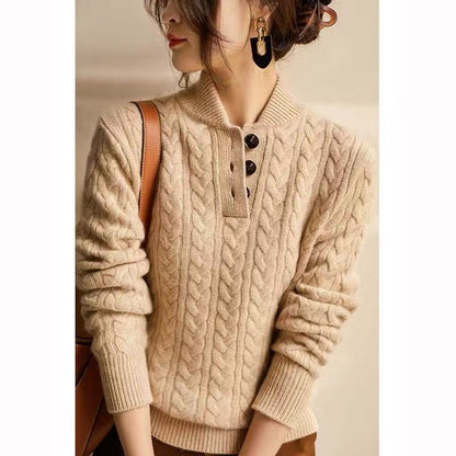 Small fragrance knitted cardigan jacket