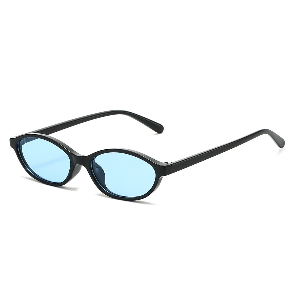 Small frame oval sunglasses
