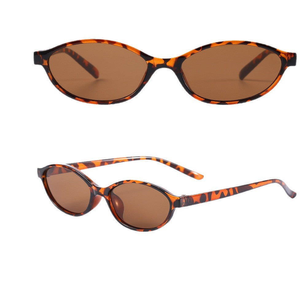 Small frame oval sunglasses