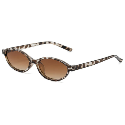 Small frame oval sunglasses