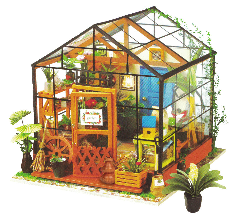 small house Jenny flower house assembled toys
