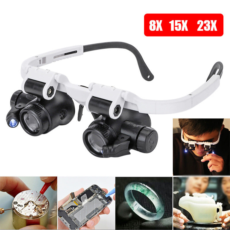 Small mechanical repair engraving and repair magnifying glass