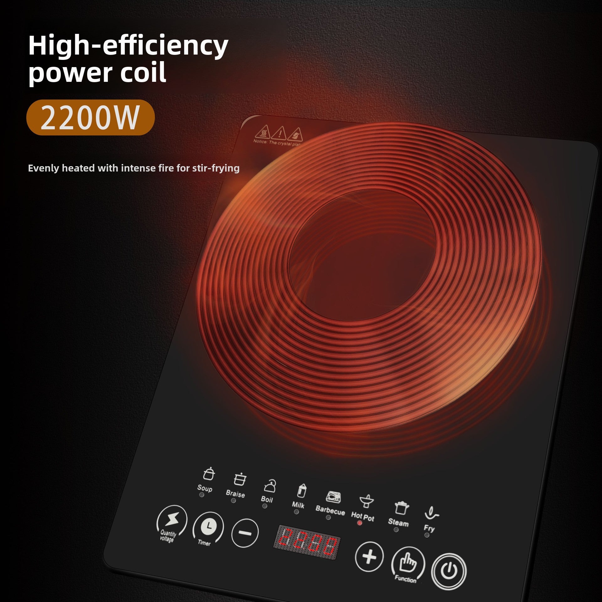 Small multi-functional electric stove