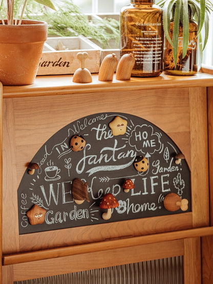 Small mushroom refrigerator magnet