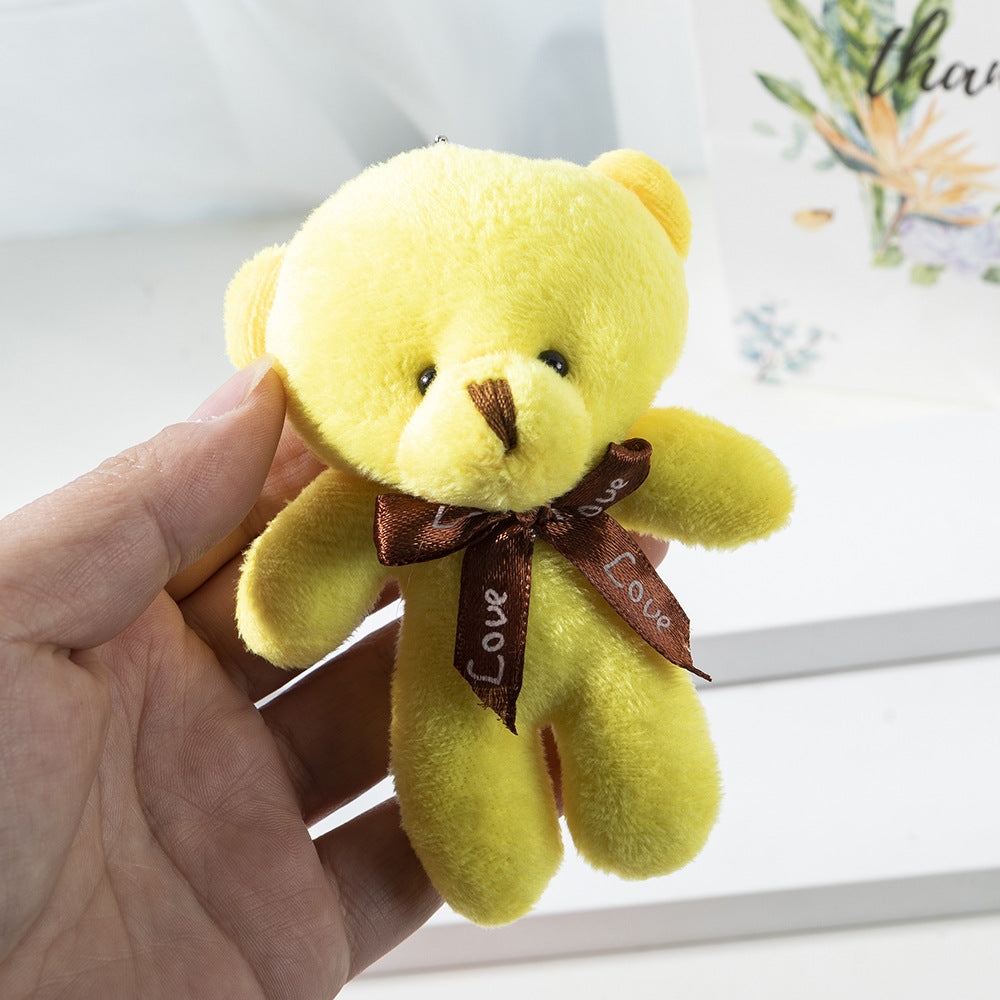 Small Plush Bear Doll Keychain