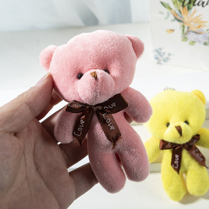 Small Plush Bear Doll Keychain