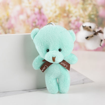 Small Plush Bear Doll Keychain