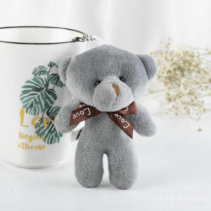 Small Plush Bear Doll Keychain