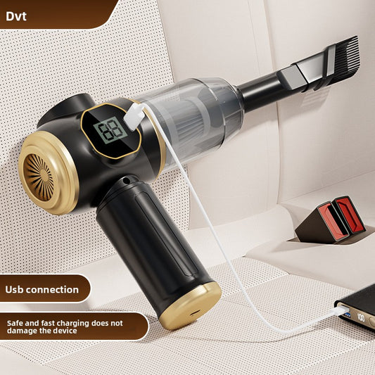 Small portable high-power suction integrated