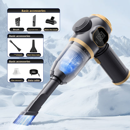 Small portable high-power suction integrated