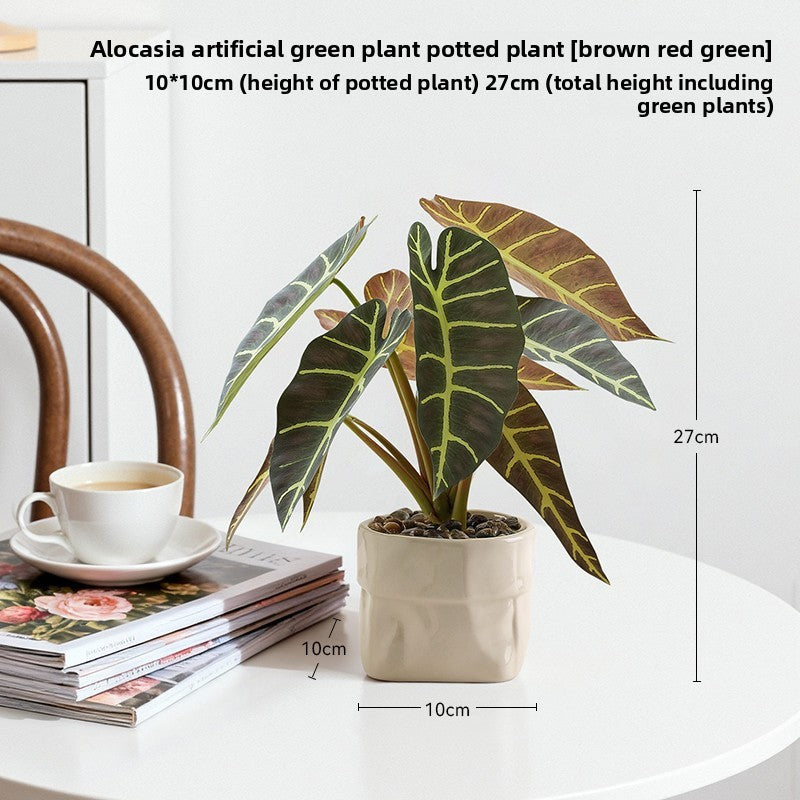 Small pot plant ornaments
