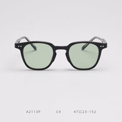 Small Round Frame Polarized Sunglasses TR90 UV400 Protection