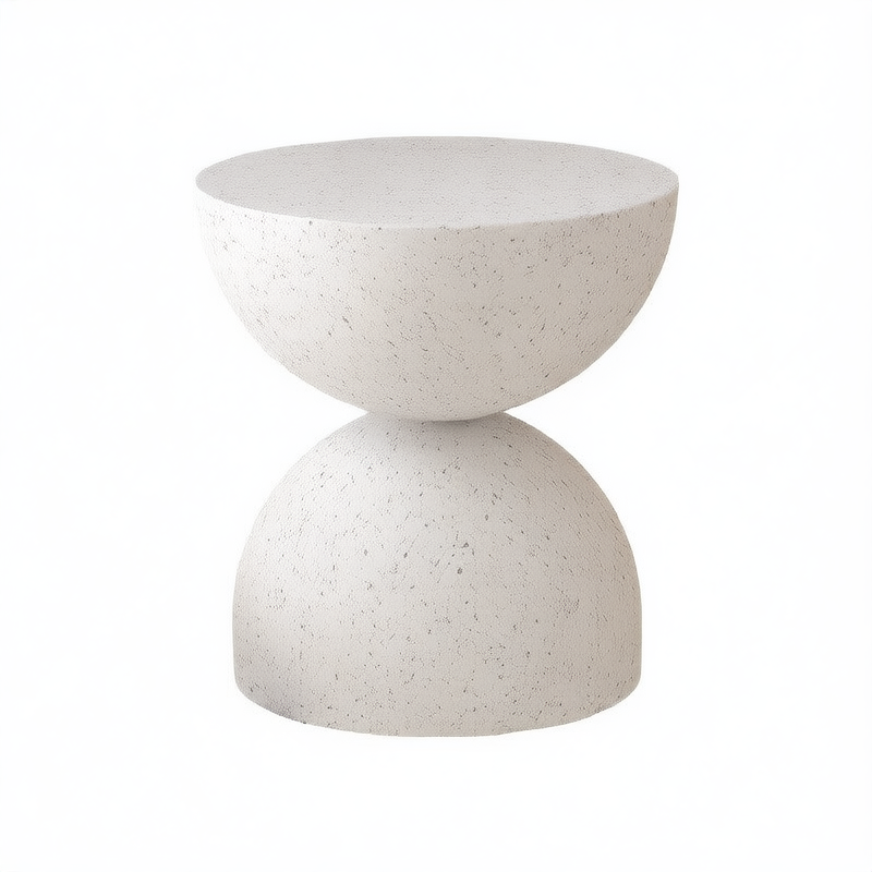 Small round table bedside table