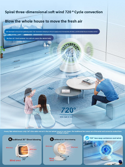 Small Sea Shell Desktop Air Circulation Fan