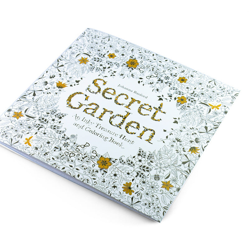 Small size Secret Garden coloring book