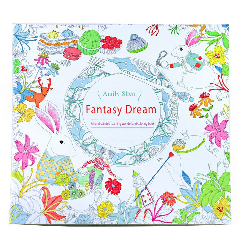 Small size Secret Garden coloring book