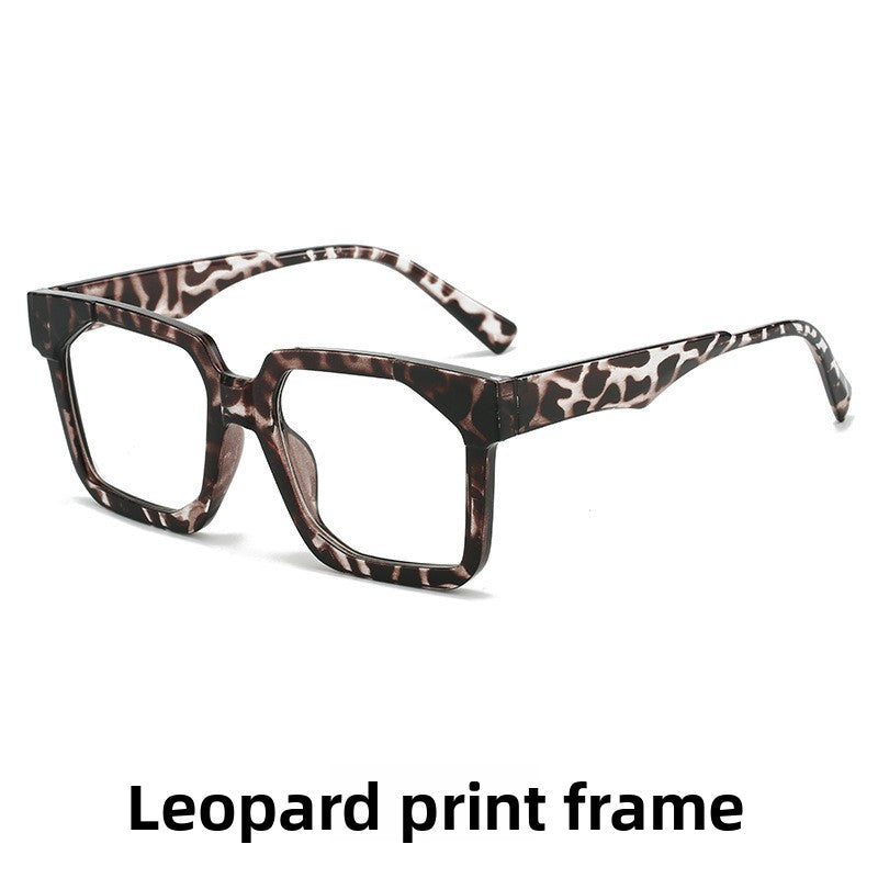 Small square trendy fashion glasses