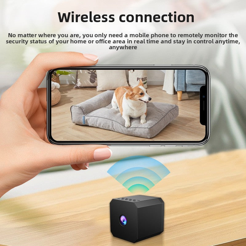 Small Square Wifi Security Camera with Night Vision