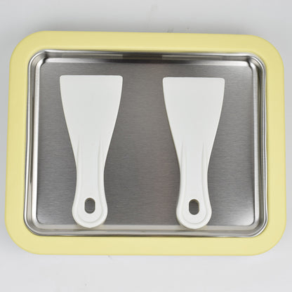 Small unplugged ice cream maker for household use