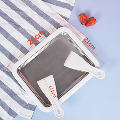 Small unplugged ice cream maker for household use
