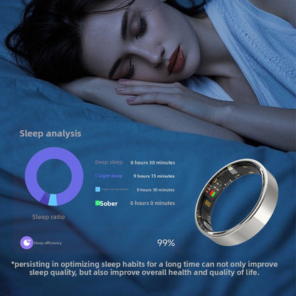 Smart AI Wearable Ring with Health Tracking