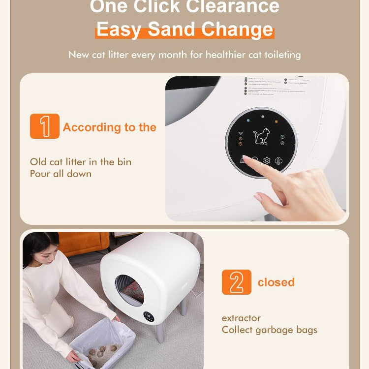 Smart Automatic Cat Litter Box