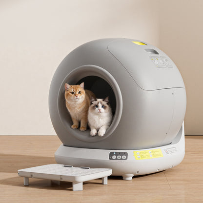 Smart Automatic Cat Litter Box with App Control