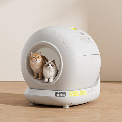 Smart Automatic Cat Litter Box with App Control