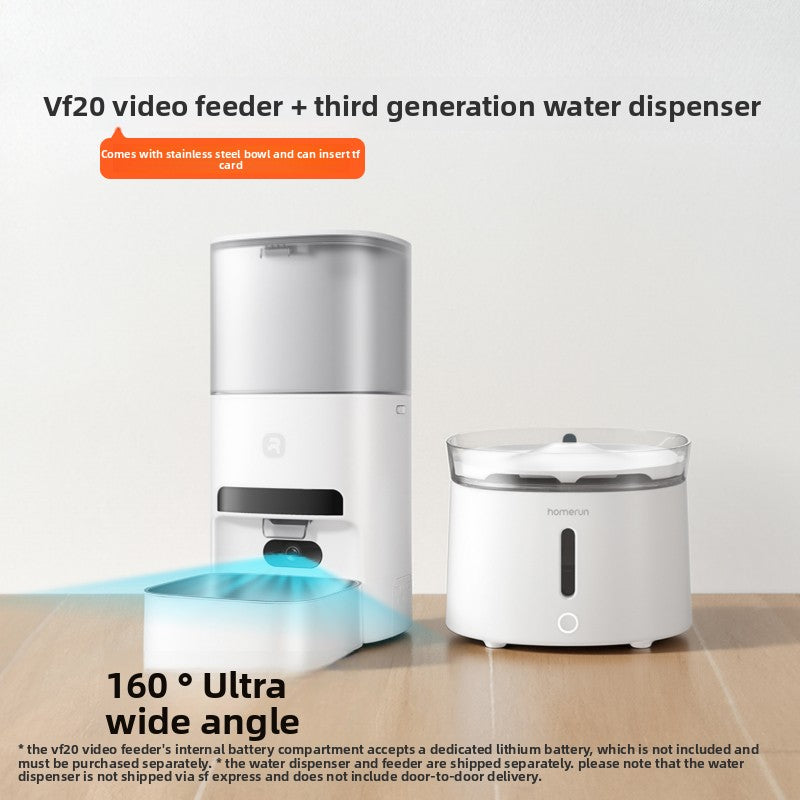 Smart Automatic Pet Feeder with Camera and AI Recognition