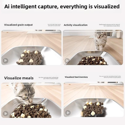 Smart Automatic Pet Feeder with Camera and Timer