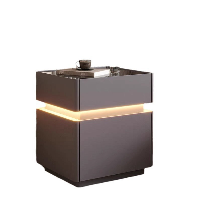 Smart Bedside Table with Wireless Charging