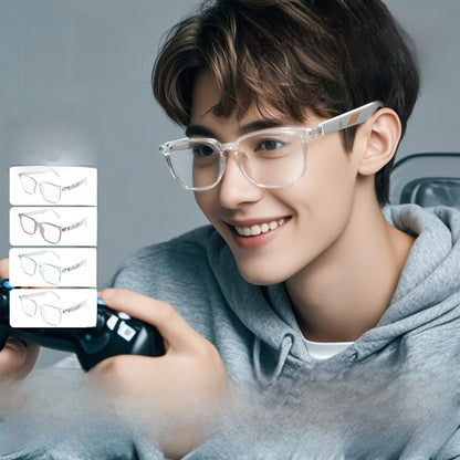 Smart Bluetooth AI Glasses with Photochromic Lenses and Anti-Blue Light