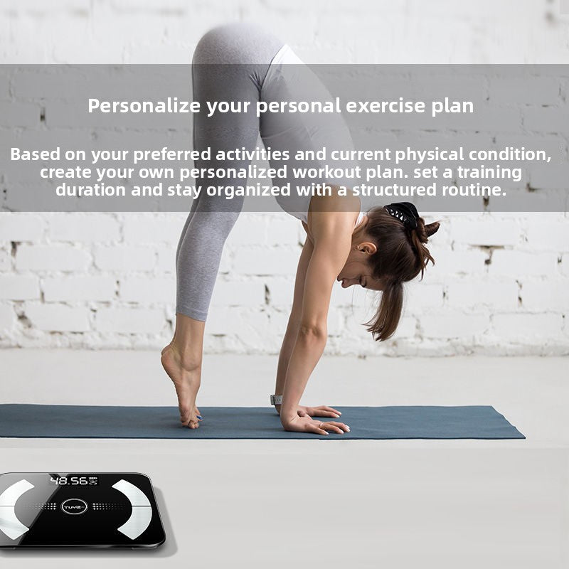 Smart Bluetooth Body Fat Scale with Comprehensive Health Metrics