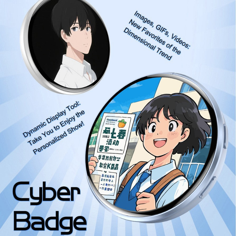 Smart Bluetooth Digital Badge with Custom Display