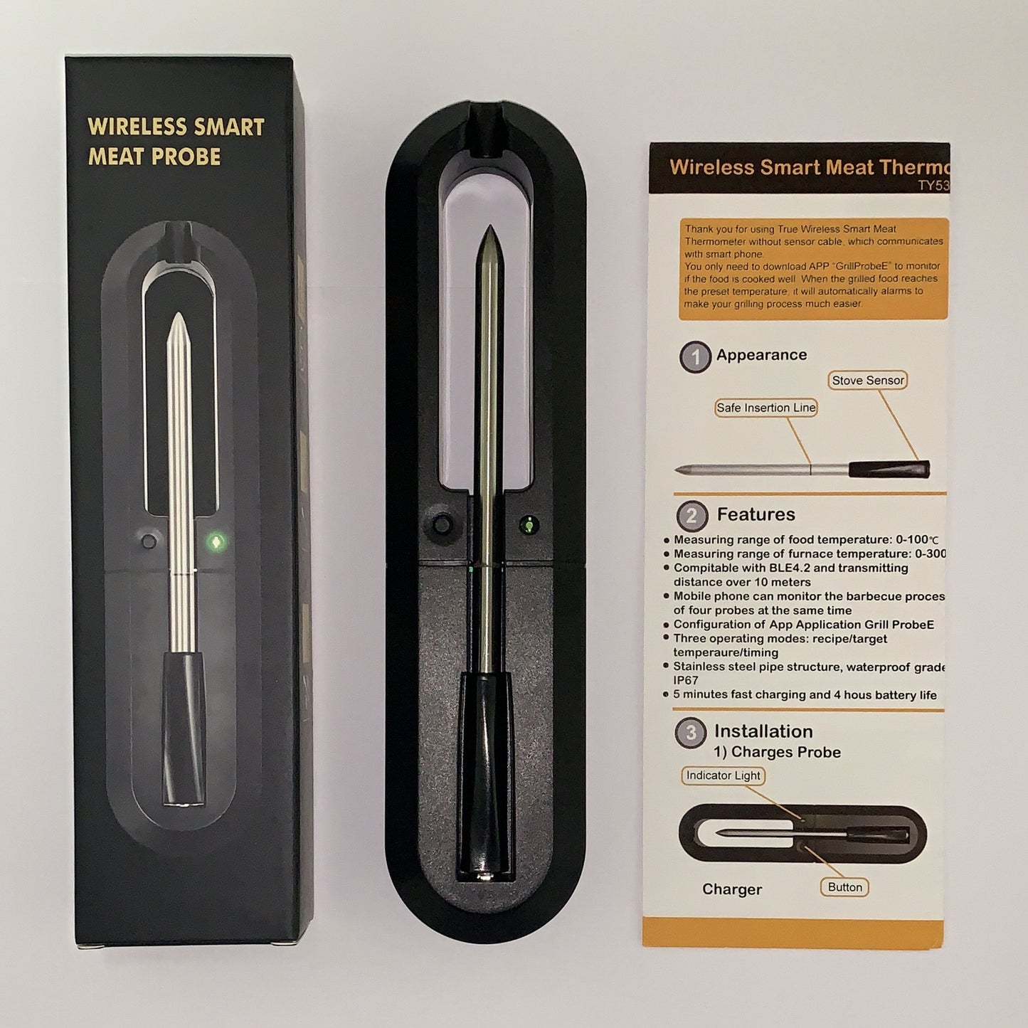 Smart Bluetooth Dual Probe Cooking Thermometer