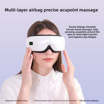 Smart Bluetooth Eye Massager with Heat Therapy