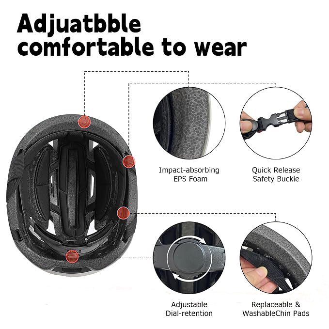 Smart Bluetooth LED Cycling Helmet