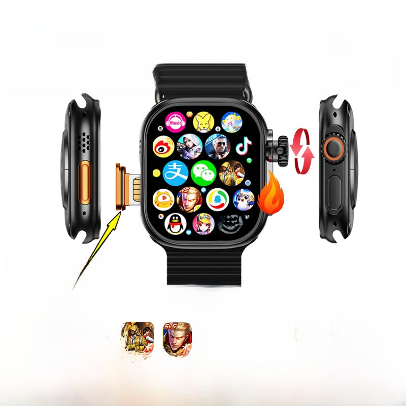 Smart card-inserting watch