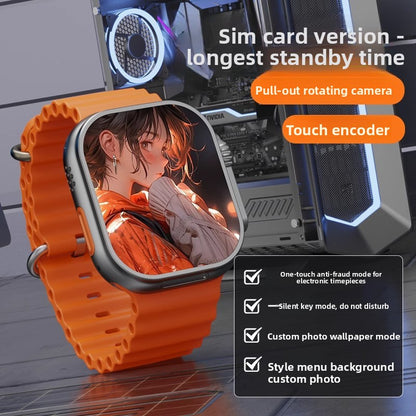 Smart card-inserting watch