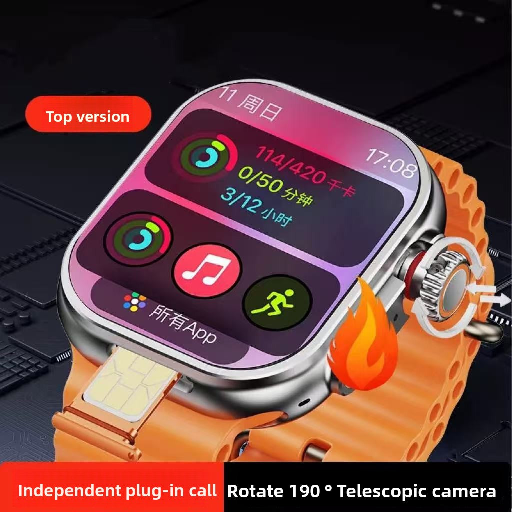 Smart card-inserting watch