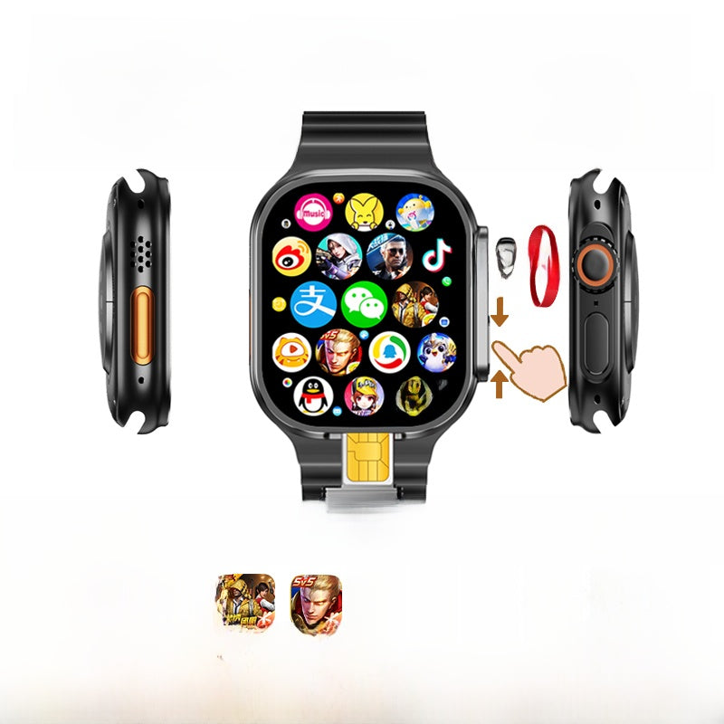 Smart card-inserting watch