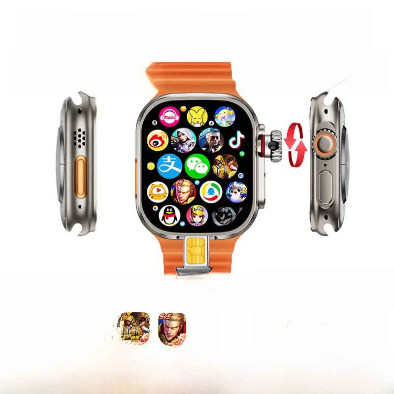 Smart card-inserting watch
