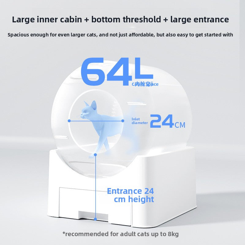 Smart cat litter box