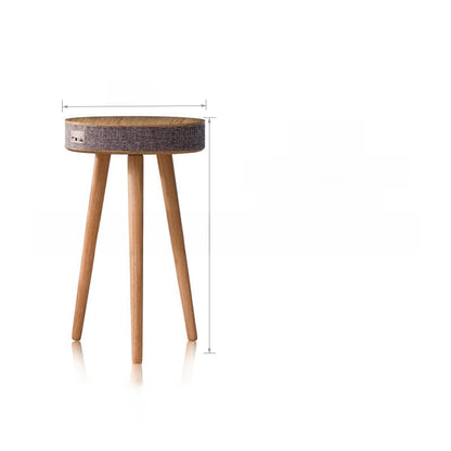 Smart Coffee Table with Bluetooth Speaker and Wireless Charging