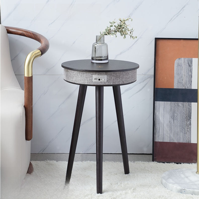 Smart Coffee Table with Bluetooth Speaker and Wireless Charging