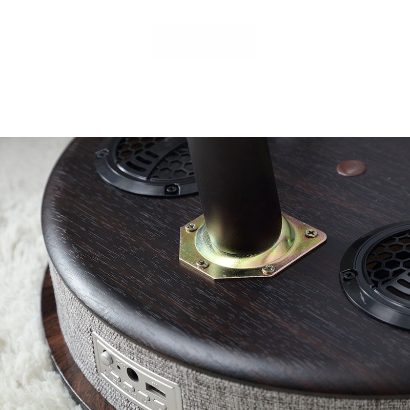 Smart Coffee Table with Bluetooth Speaker and Wireless Charging